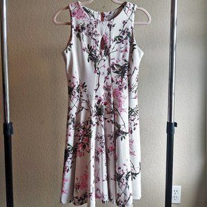 NWOT Sleeveless Fit & Flare Floral Dress